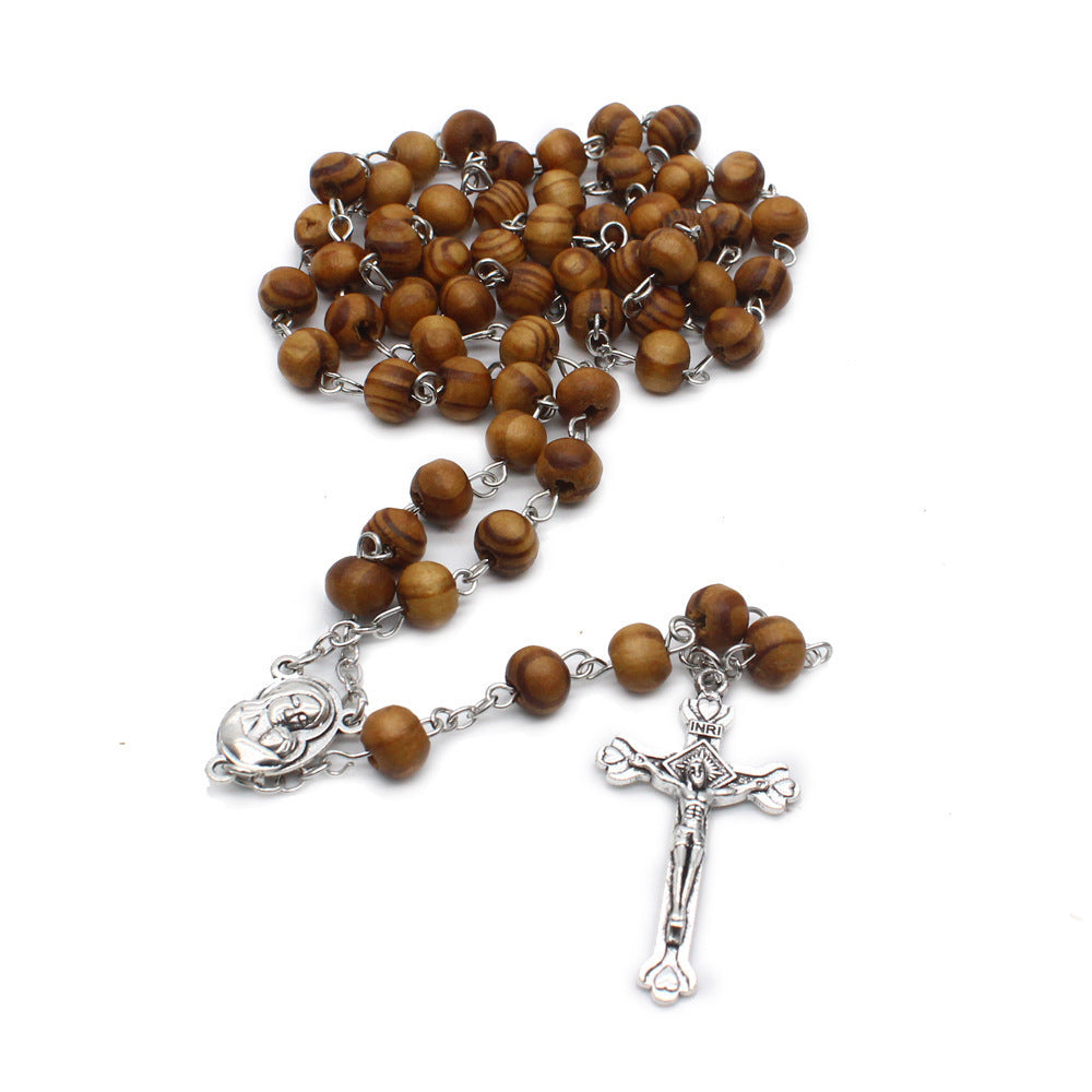 Daily Devotion Wooden Rosary