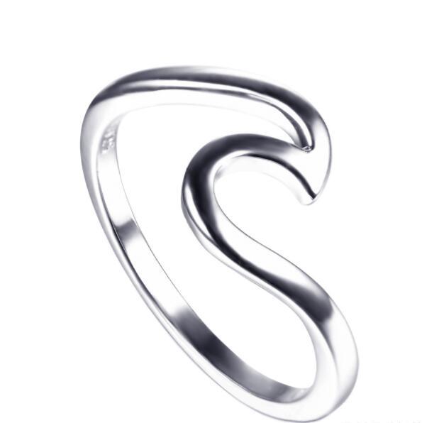 Ocean of Grace - Wave Ring in Sterling Silver