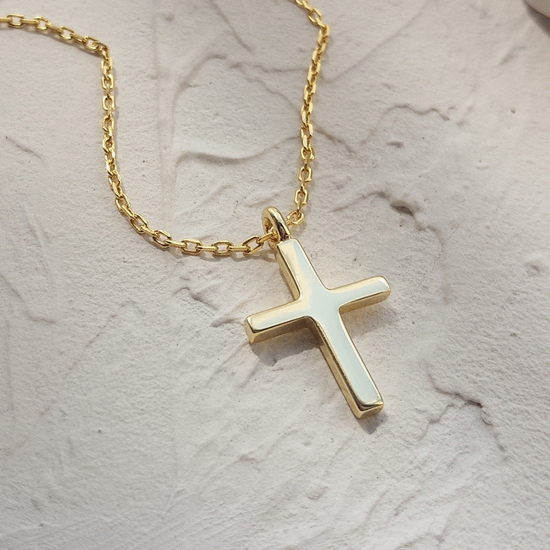 God Is With You - Cross Pendant Set (18k Gold-Plated 925 Sterling Silver)