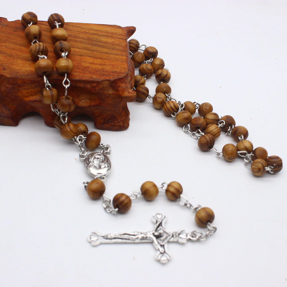 Daily Devotion Wooden Rosary