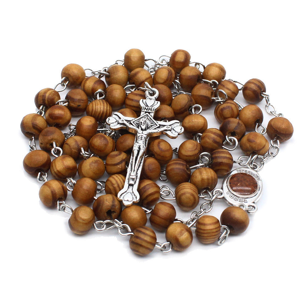Daily Devotion Wooden Rosary