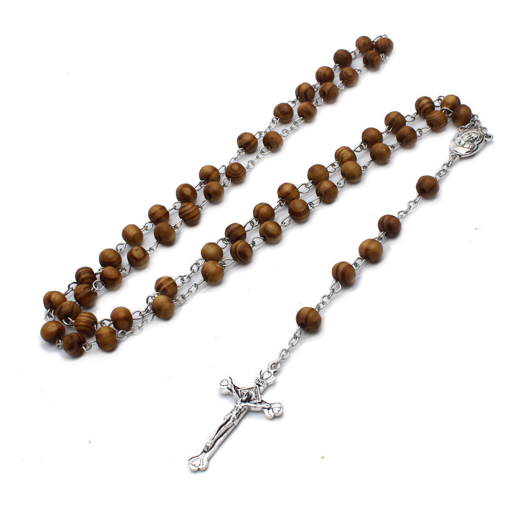Daily Devotion Wooden Rosary