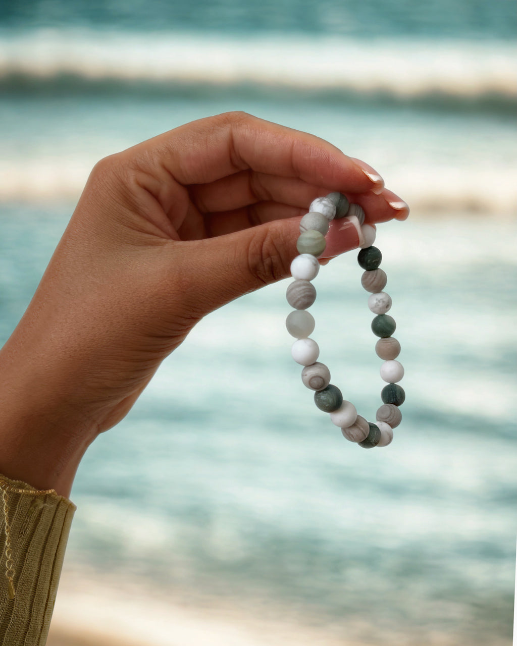 Peace Like a River - Stone Bracelet