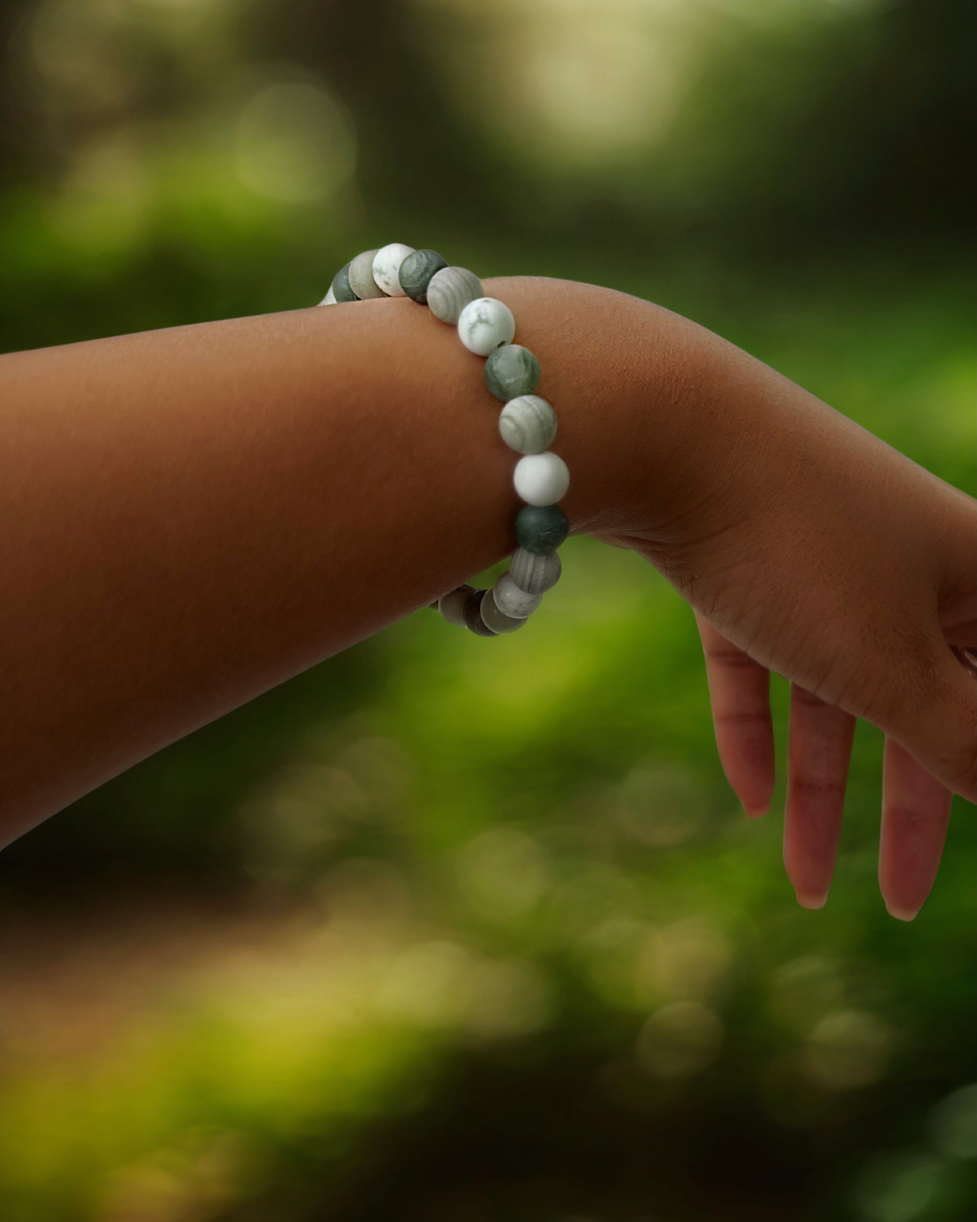 Peace Like a River - Stone Bracelet